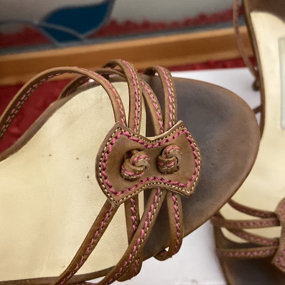 Jimmy Choo Boyce Strappy Sandals Heels Size 37 - Picture 12 of 16